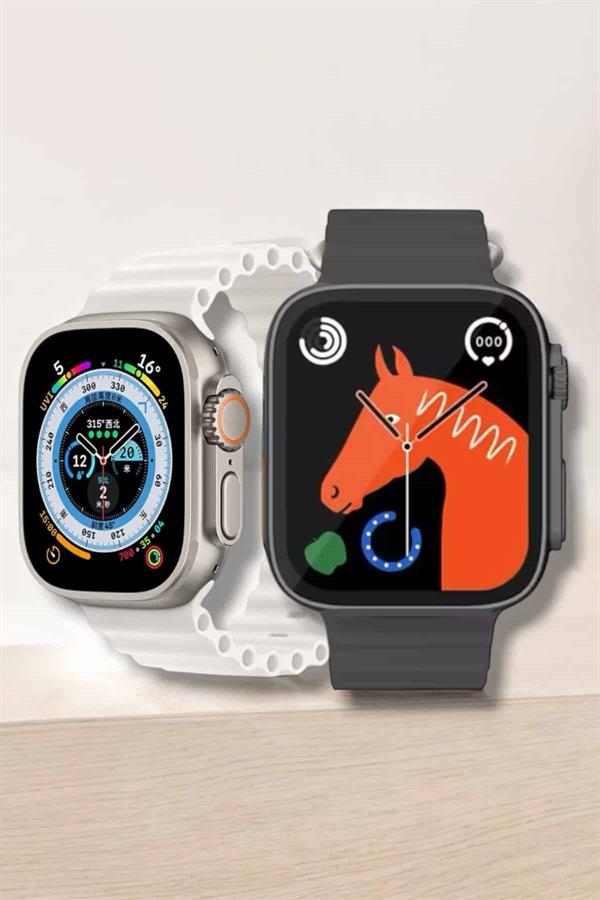 Kablosuz Şarjlı Çağrı ve Müzik Kontrolü Sağlayan Akıllı Saat - Görsel 4