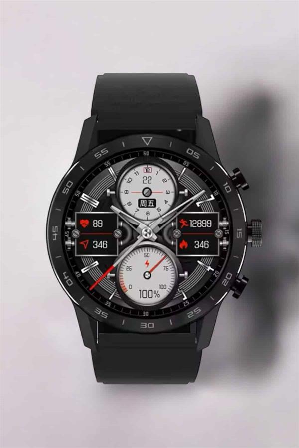 Suya Dayanıklı Dokunmatik Akıllı Saat Bluetooth 5.0 Sesli Asistan ve Sağlık Takibi - Görsel 3