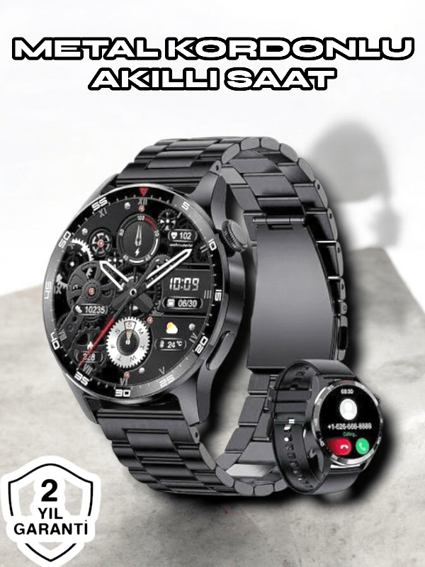 NFC ve Kablosuz Şarjlı Akıllı Saat EKG Nabız & Spor Modları ile iOS ve Android Uyumlu - Görsel 2