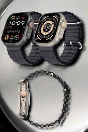 Yeni Nesil Ultra Akıllı Saat Titreşimli Uyku & Sağlık Takibi Çift Kordon