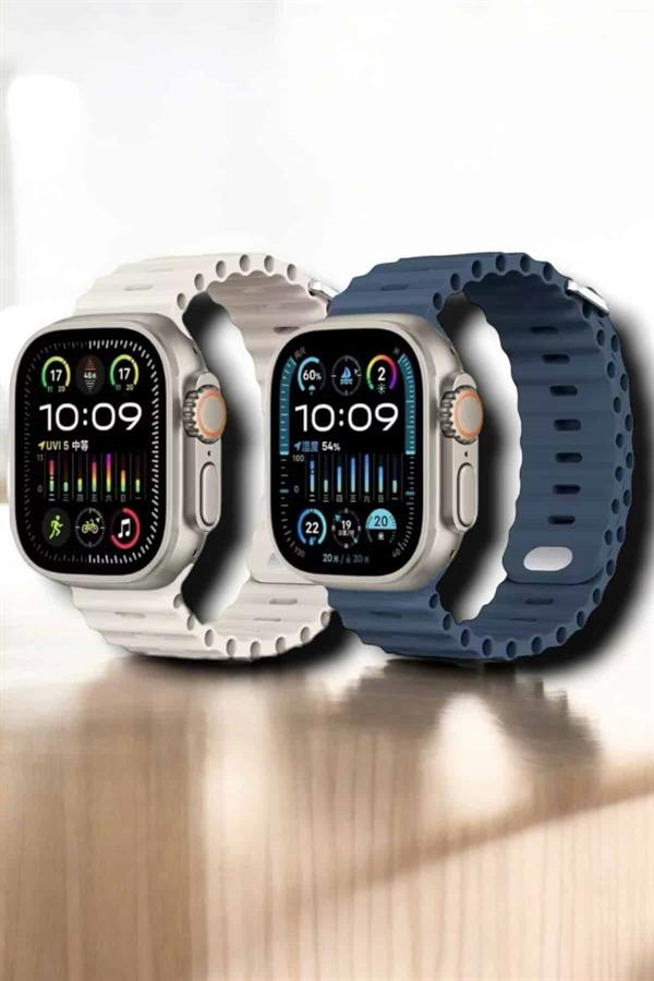 Yeni Nesil Ultra Akıllı Saat Titreşimli Uyku & Sağlık Takibi Çift Kordon - Görsel 3