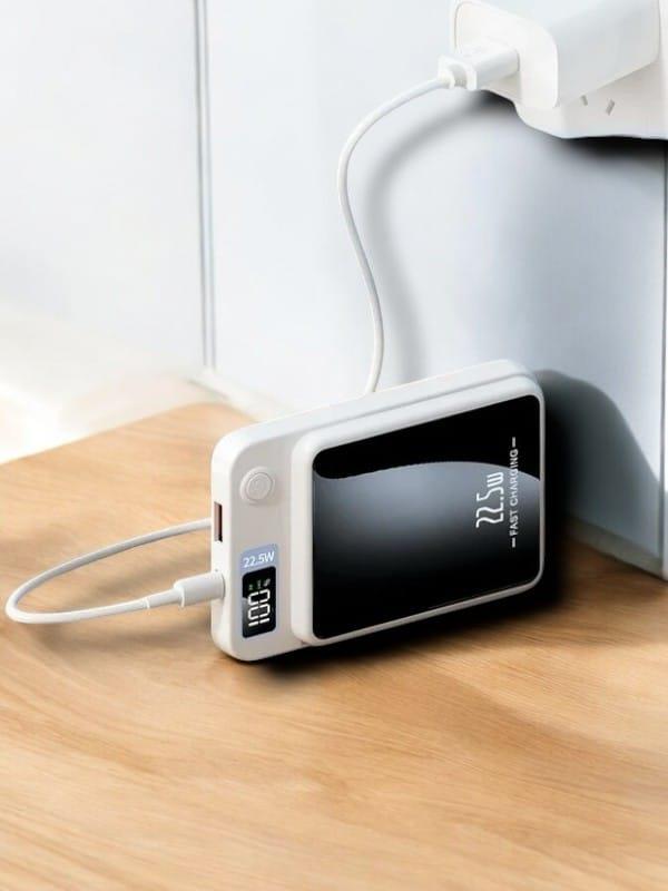 22.5W Magsafe Kablosuz Şarjlı Powerbank Dijital Ekran ve Hızlı Şarj - Görsel 5