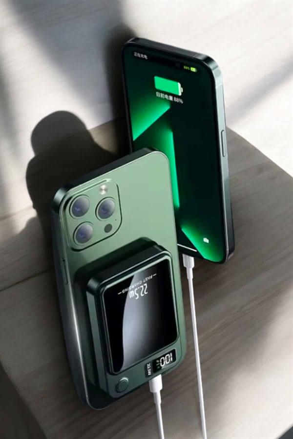 Pratik ve Taşınabilir 10.000 mAh Wireless Powerbank Hızlı Şarj Avantajı - Görsel 5