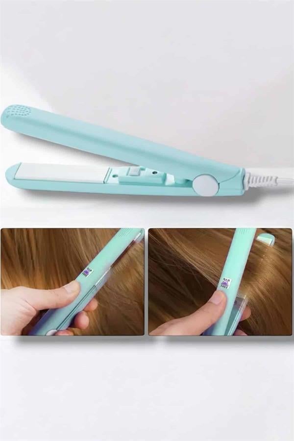 180°C Isı ve Uzun Süre Kalıcı Düzlük Sağlayan Mini Saç Düzleştirici - Görsel 5