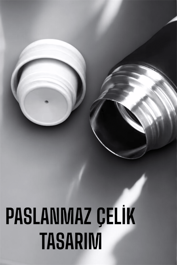 500 ml Kapasiteli Taşınabilir Basınçlı Termos Seti Günlük Kullanım için İdeal - Görsel 3