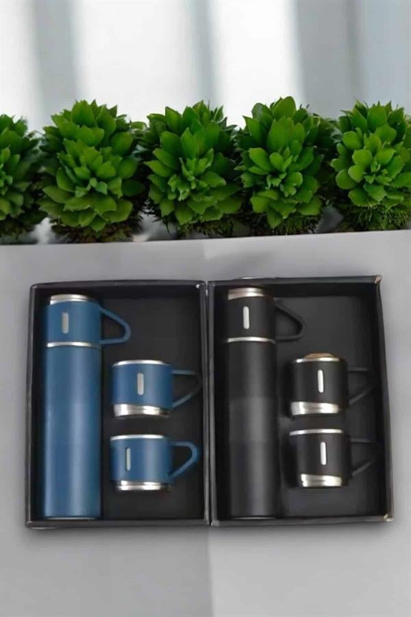 500 ml Kapasiteli Taşınabilir Basınçlı Termos Seti Günlük Kullanım için İdeal - Görsel 4