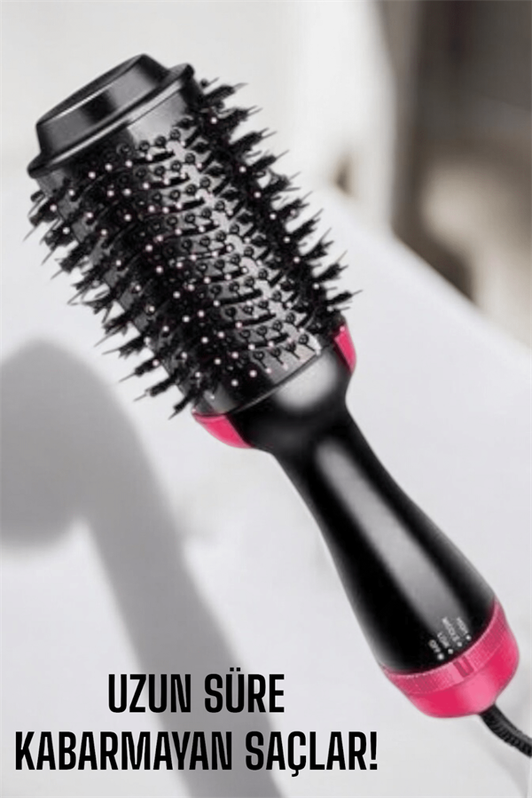 1200 Watt Gücünde Negatif İyon Teknolojili 3 Isı Kademeli Fön Tarağı - Görsel 4