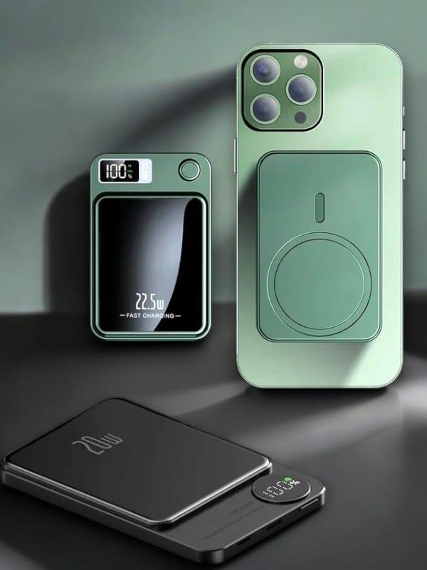 10.000 mAh Wireless Şarjlı Powerbank - Görsel 3