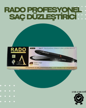 Rado RD-446 – Titanyum Seramik 2.5 Metre Kablo Hızlı Isınan Saç Düzleştirici