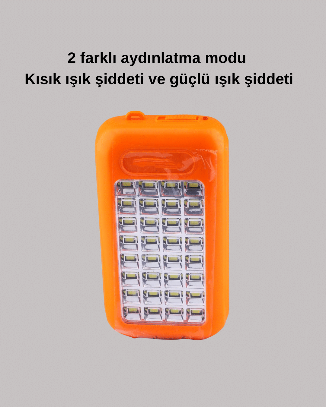 Gold Silver Güneş Enerjili Powerbank Işıldak – 10000 mAh 32 LED Çift USB Su Geçirmez - Görsel 3