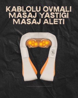 Ovmalı Isıtmalı Elektrikli Masaj Aleti – Boyun Sırt Bel Omuz ve Bacak İçin Profesyonel Masaj Aleti