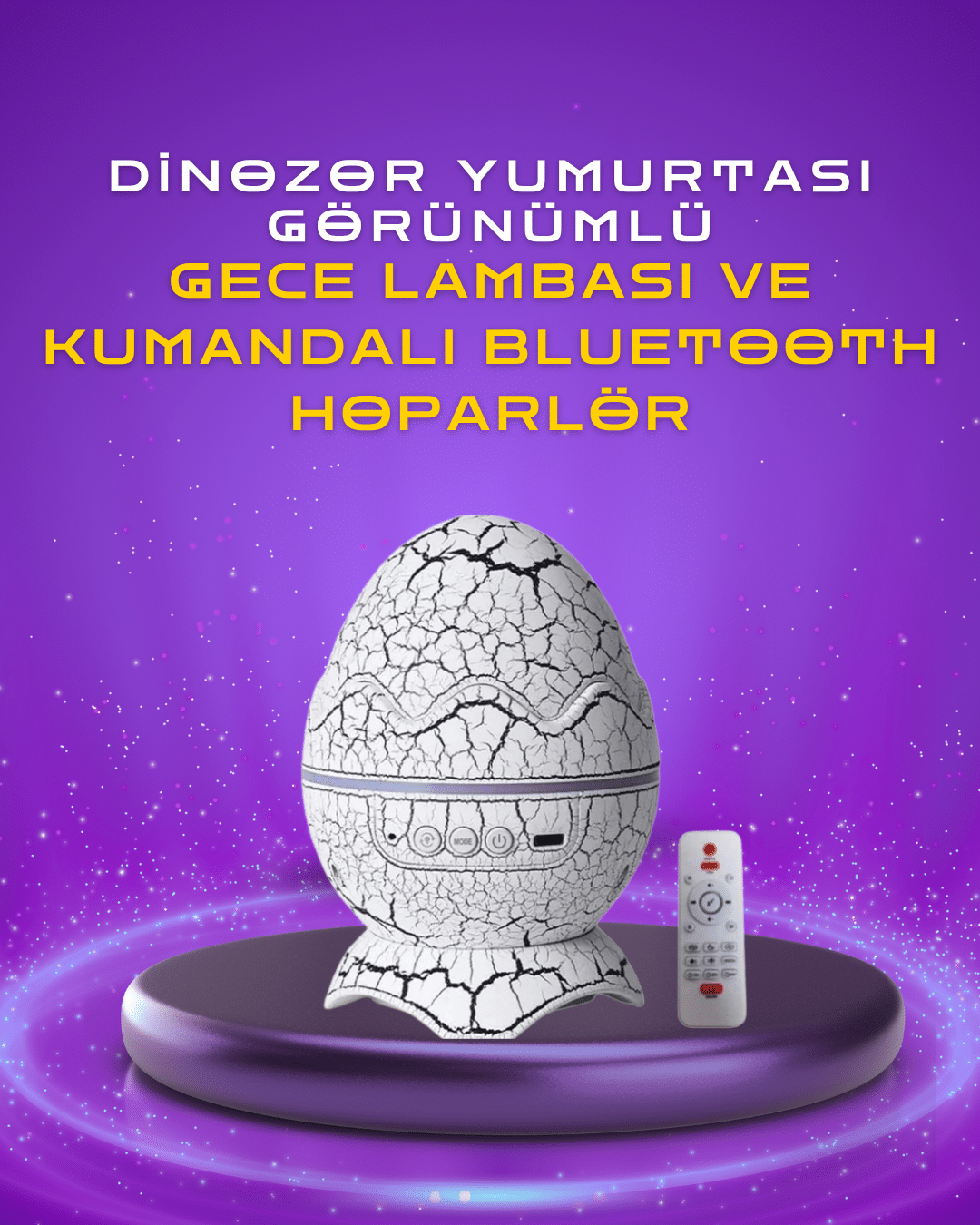 Ayarlanabilir Parlaklık ve Sis Efektli Atmosfer Lambası