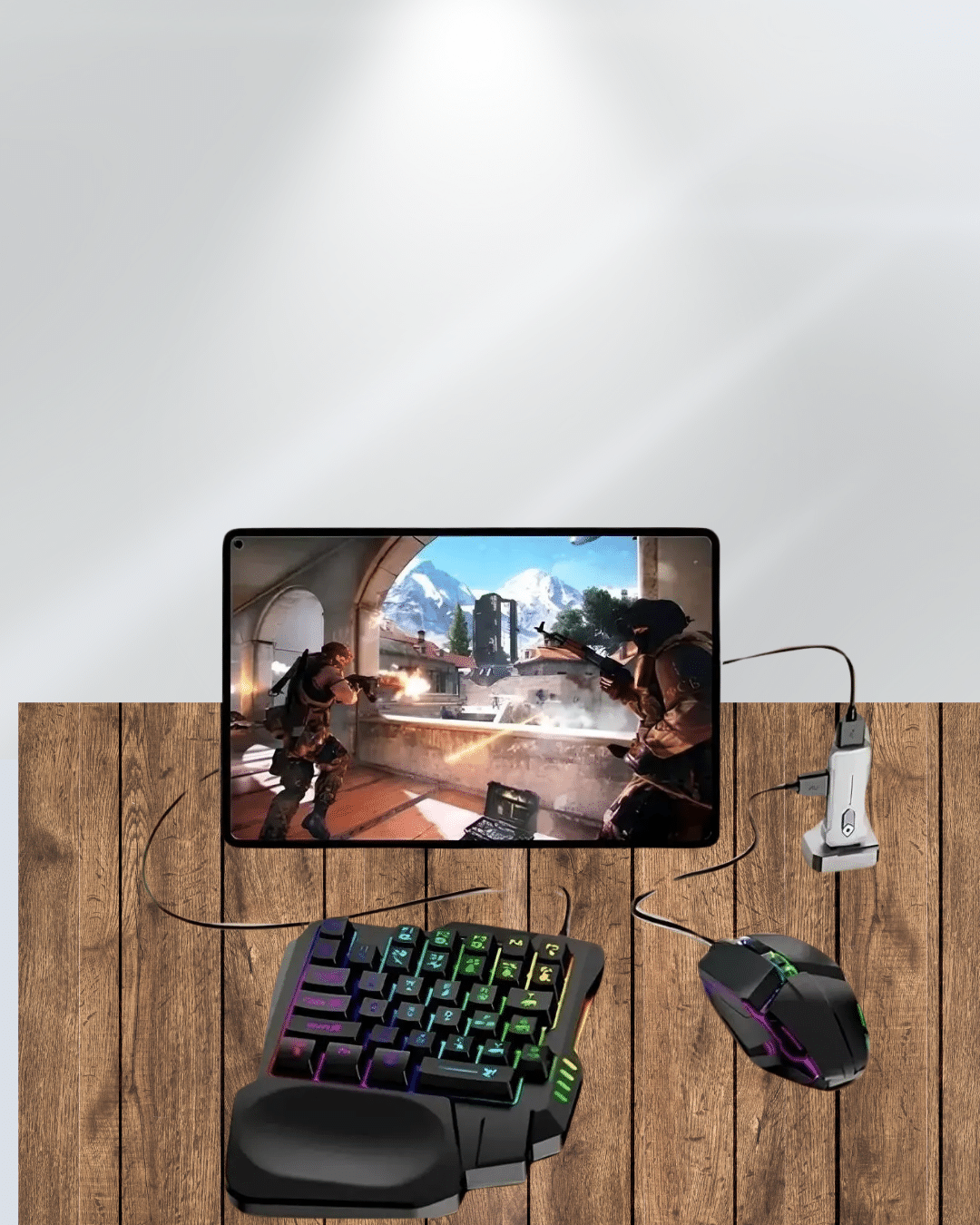 Mobil Oyunlar için Klavye Mouse ve Dönüştürücü Seti - Görsel 5