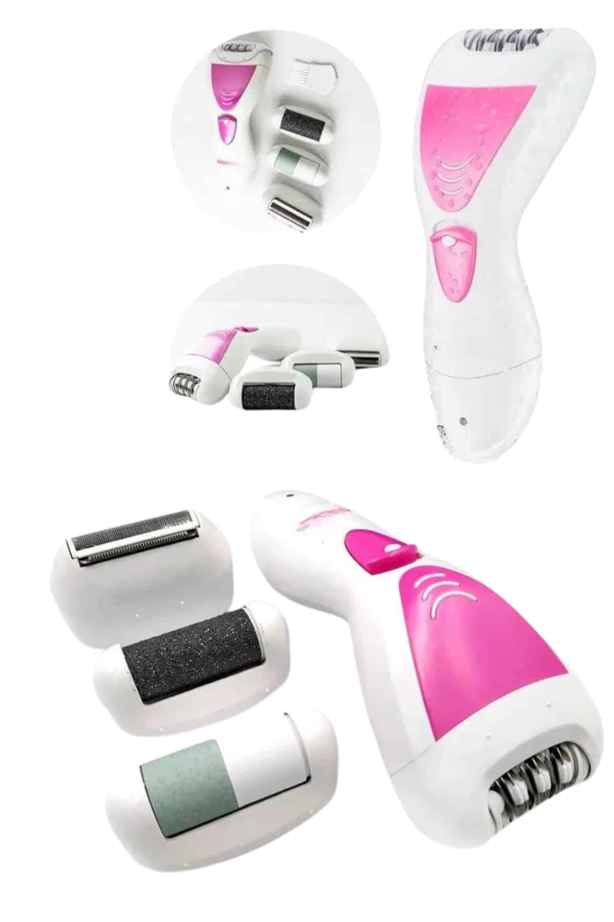 4 Başlıklı Lazer Öncesi Kısaltma Epilasyon Aleti Epilatör Çok Amaçlı - Görsel 3