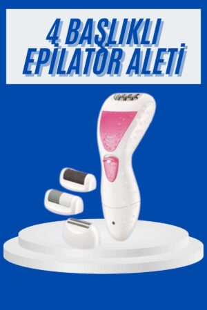 Profesyonel 4in1 Çok Amaçlı Epilasyon Aleti Şarjlı Pratik Taşınabilir