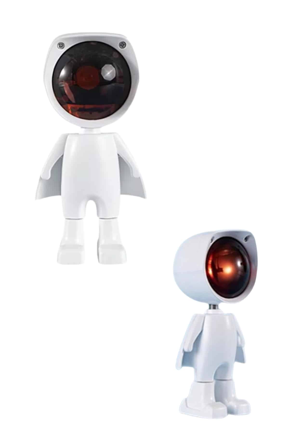 Astronot Işık Projektörü Gökkuşağı Projeksiyon Gece Lambası Hediyelik - Görsel 5