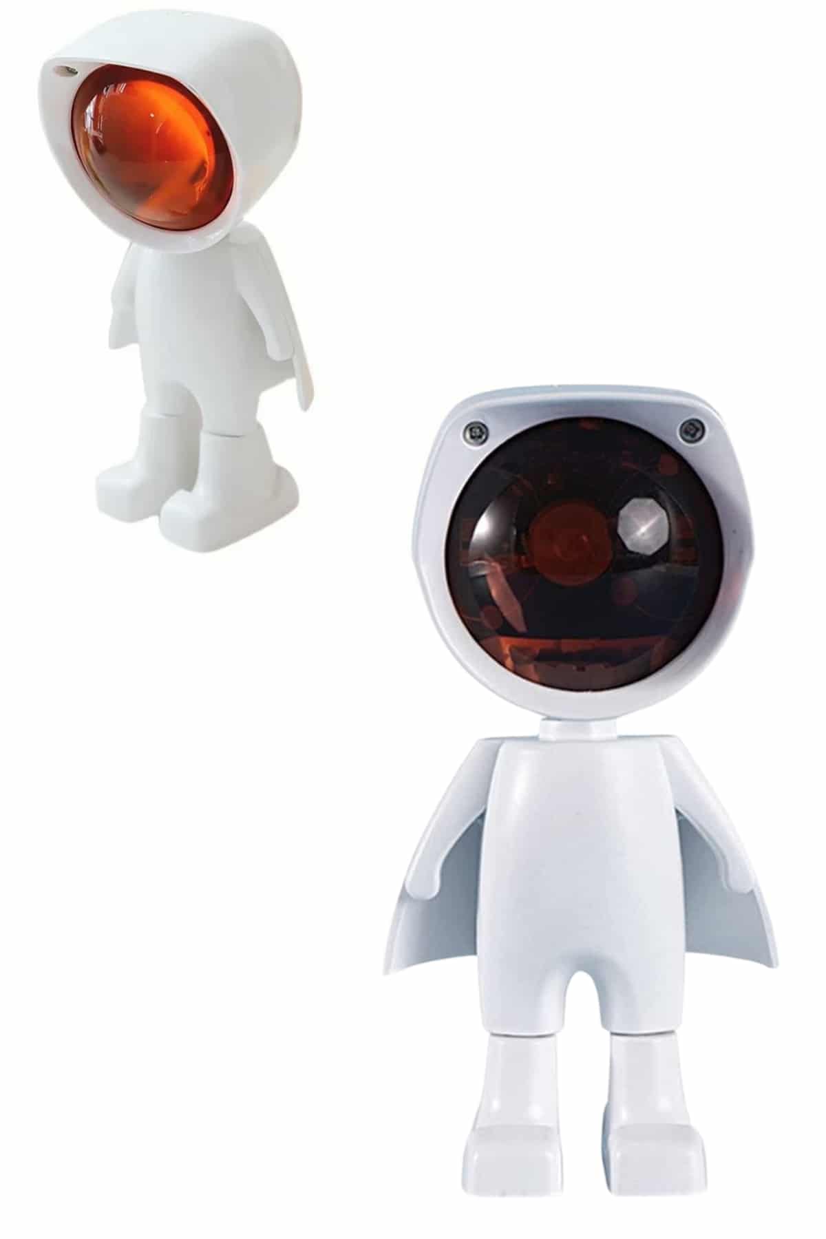 180 Derece Dönebilen Astronot Masa ve Gece Lambası Projektör - Görsel 3