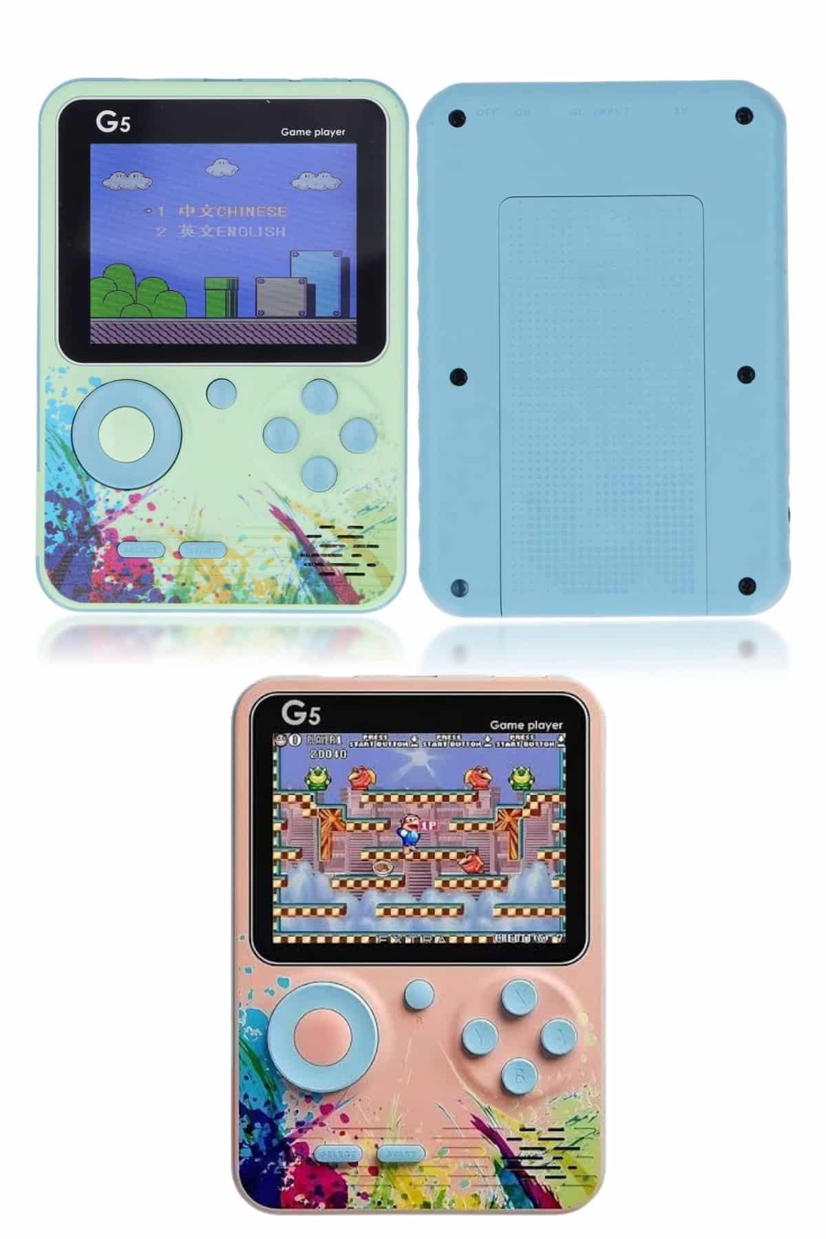 3.5 İnç Klasik Retro LCD Ekran 500 Oyunlu Oyun Konsolu Taşınabilir - Görsel 4