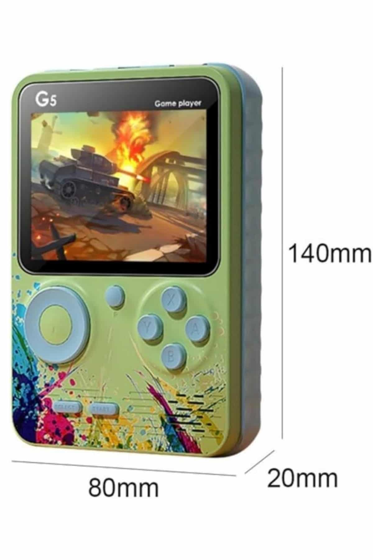 Çocuklara Özel 4K HD Retro Oyun Konsol El Atari Taşınabilir 500 Oyunlu - Görsel 5