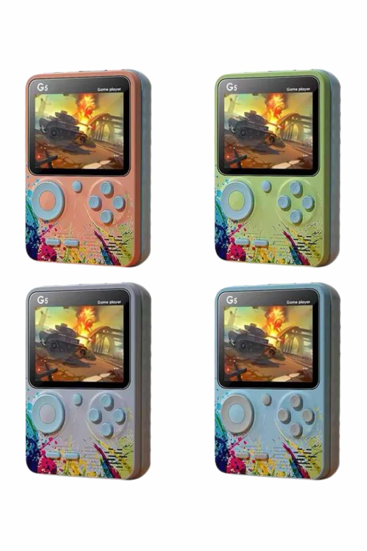 Game Box Mini 500 Adet Retro Oyun Taşınabilir Oyun Konsolu - Görsel 3