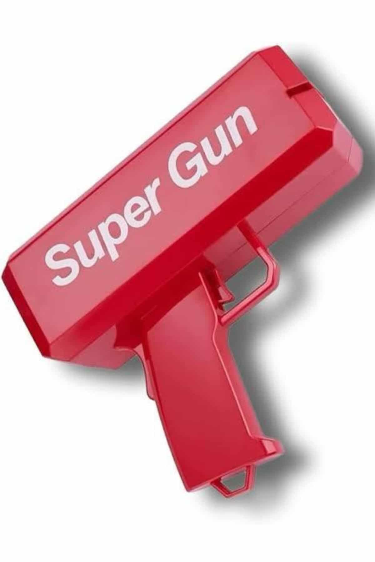 Para Dolar Saçma Para Atma Tabancası Otomatik Kırmızı Oyuncak - Görsel 2