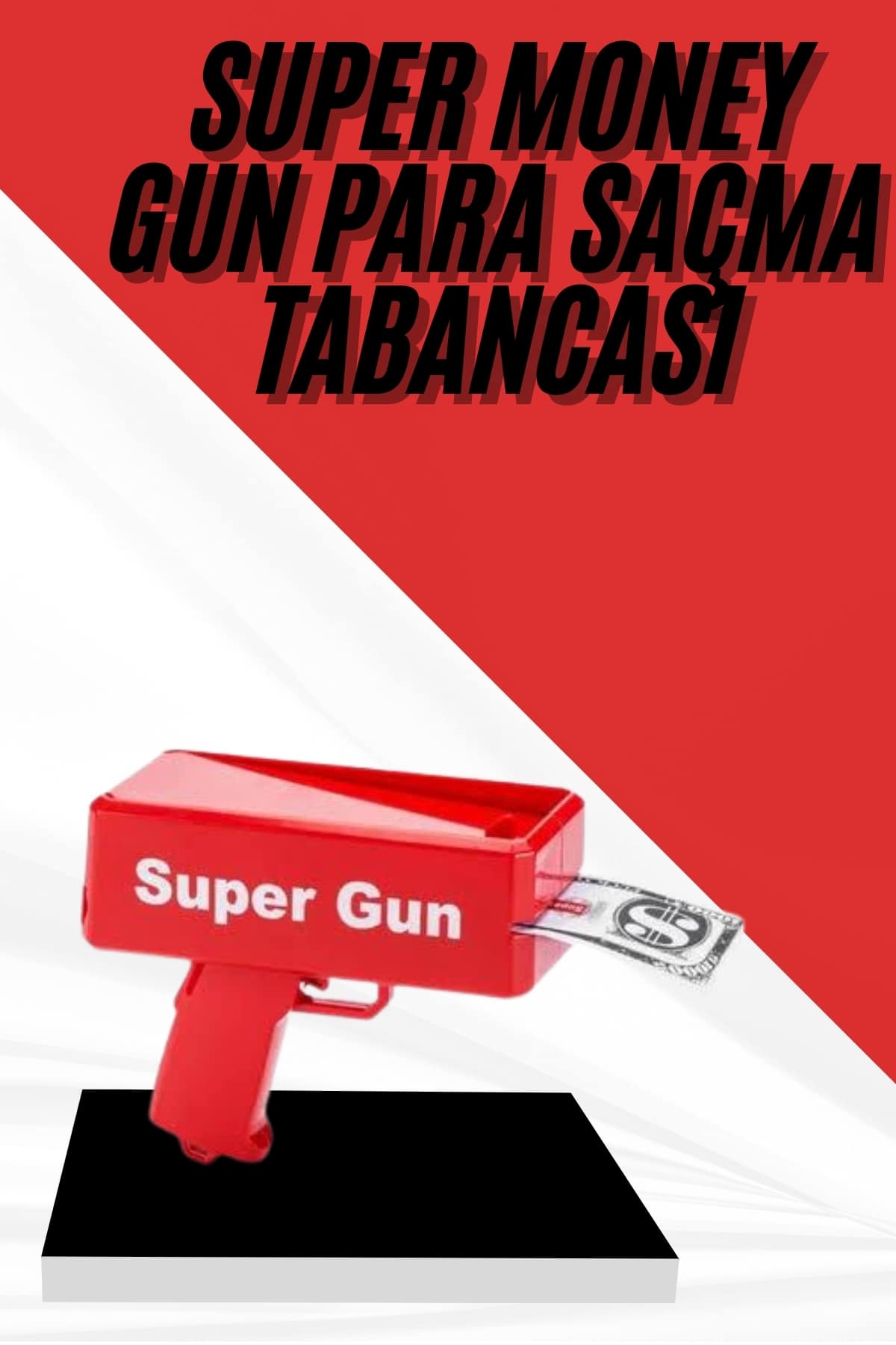 Para Dolar Atma Makinası Super Money Gun Para Saçma Fırlatma Tabancası