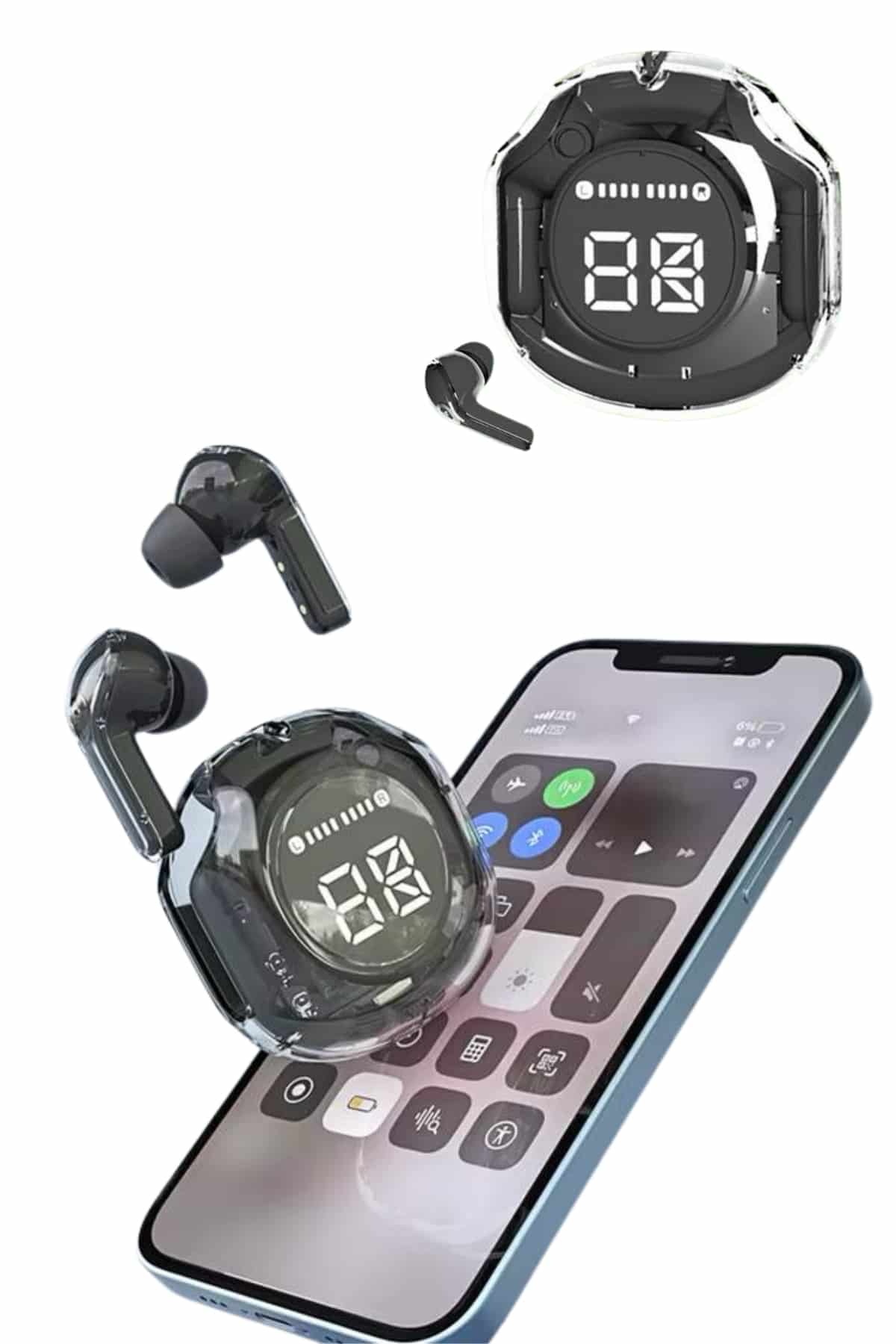 Yeni Nesil Ultrapods Pro Bluetooth Kulaklık Extra Bass Yüksek Mikrofon Kalitesi - Görsel 5