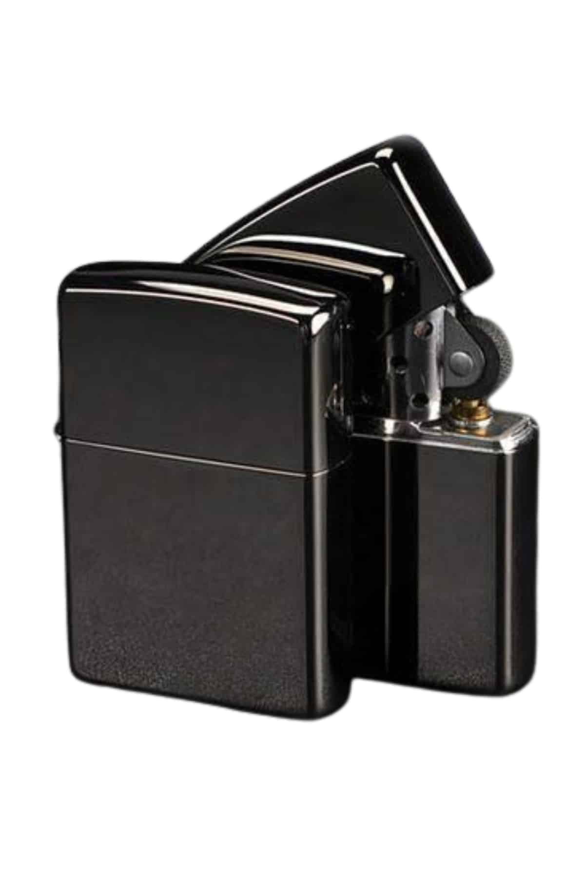 Erkeklere Özel Hediyelik Eşya Zippo Metalik Benzinli Çakmak Doldurulabilir - Görsel 3