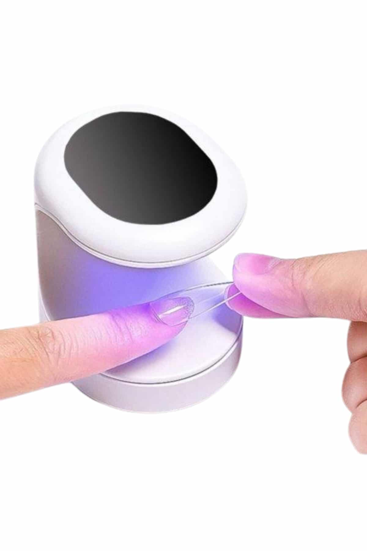 Mini Taşınabilir Kalıcı Oje Jel Tırnak Kurutucu Fototerapi Makinesi - Görsel 2