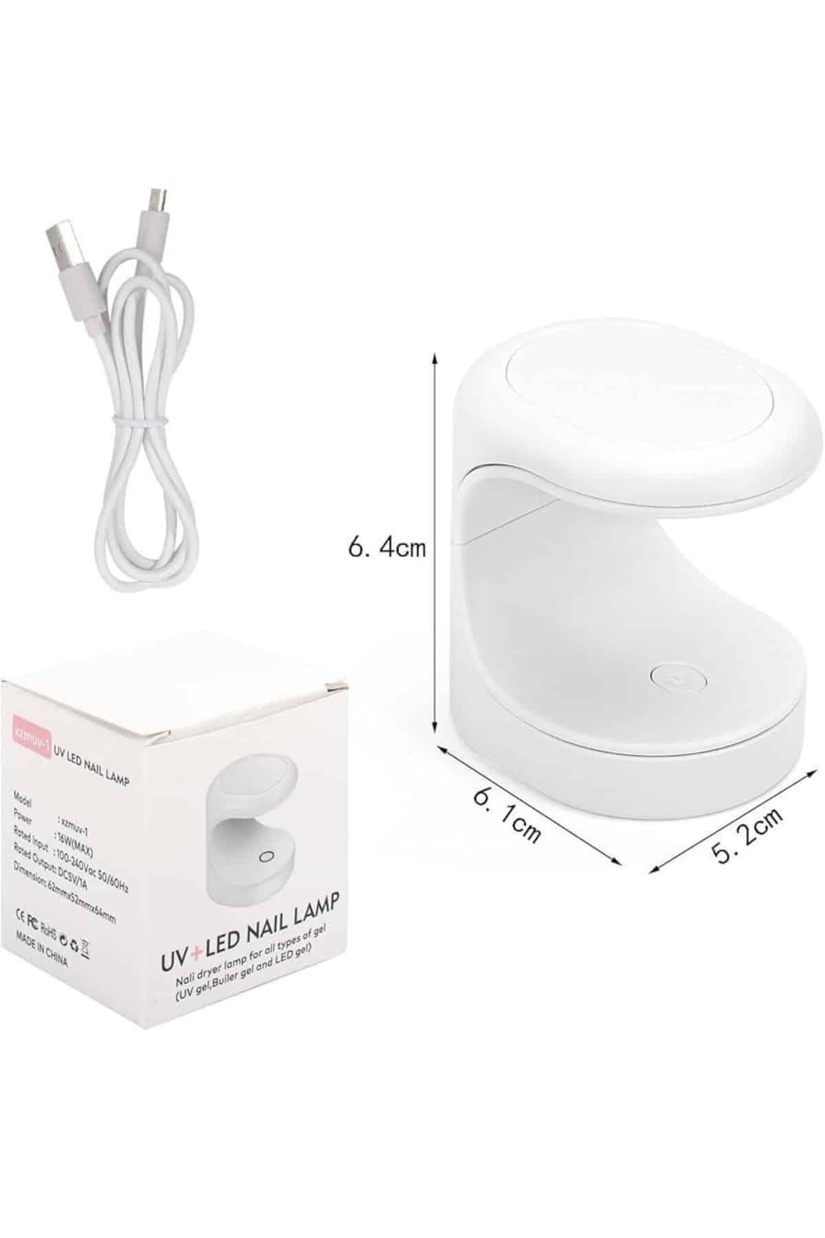 Mini Taşınabilir Kalıcı Oje Jel Tırnak Kurutucu Fototerapi Makinesi - Görsel 5