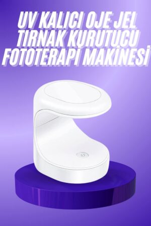 Seyehat Tipi Mini Oje Kurutucu Ultraviole Mor Işık Protez Tırnak Kurutucu