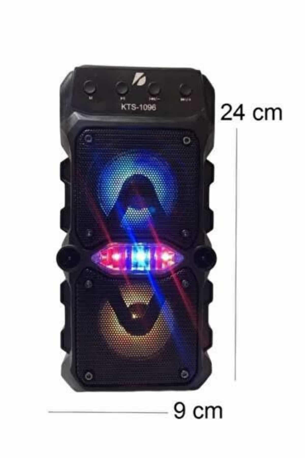 Bluetooth Hoparlör Yüksek Ses Kaliteli Büyük Boy Çift Çıkışlı Ses Bombası - Görsel 4