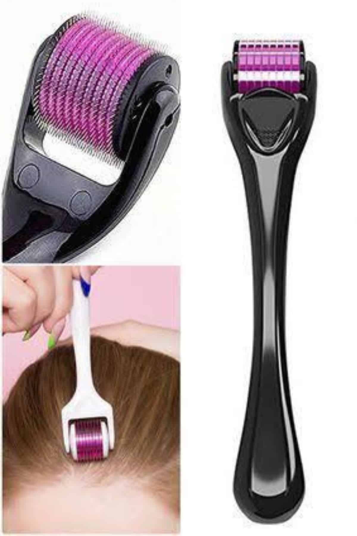 540 Iğneli Derma Roller 1Mm Titanyum Uçlu Saç Kaş Serum Kullanımına Uygun - Görsel 2