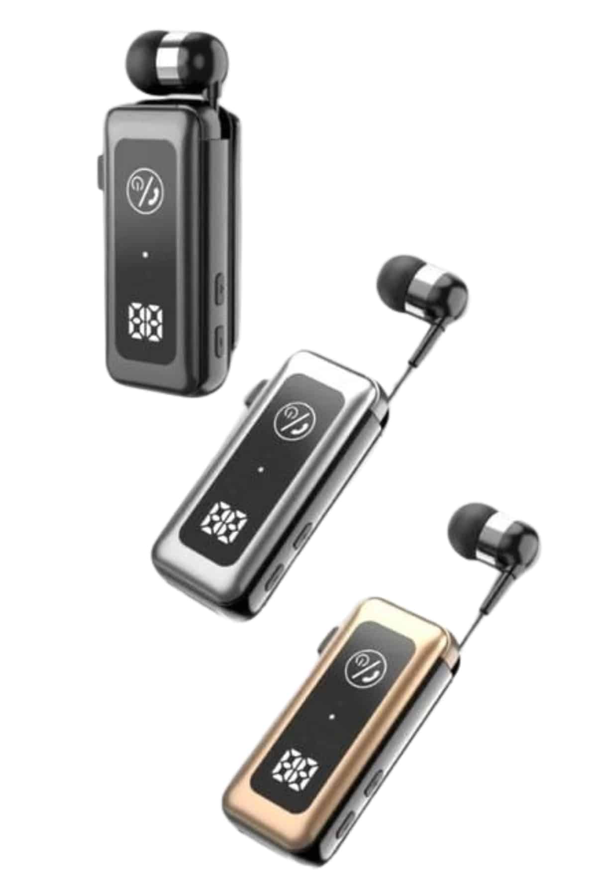 Makaralı Bluetooth Kulaklık Telefon Uyumlu Makaralı TF Kart Girişli Güç Göstergeli - Görsel 4