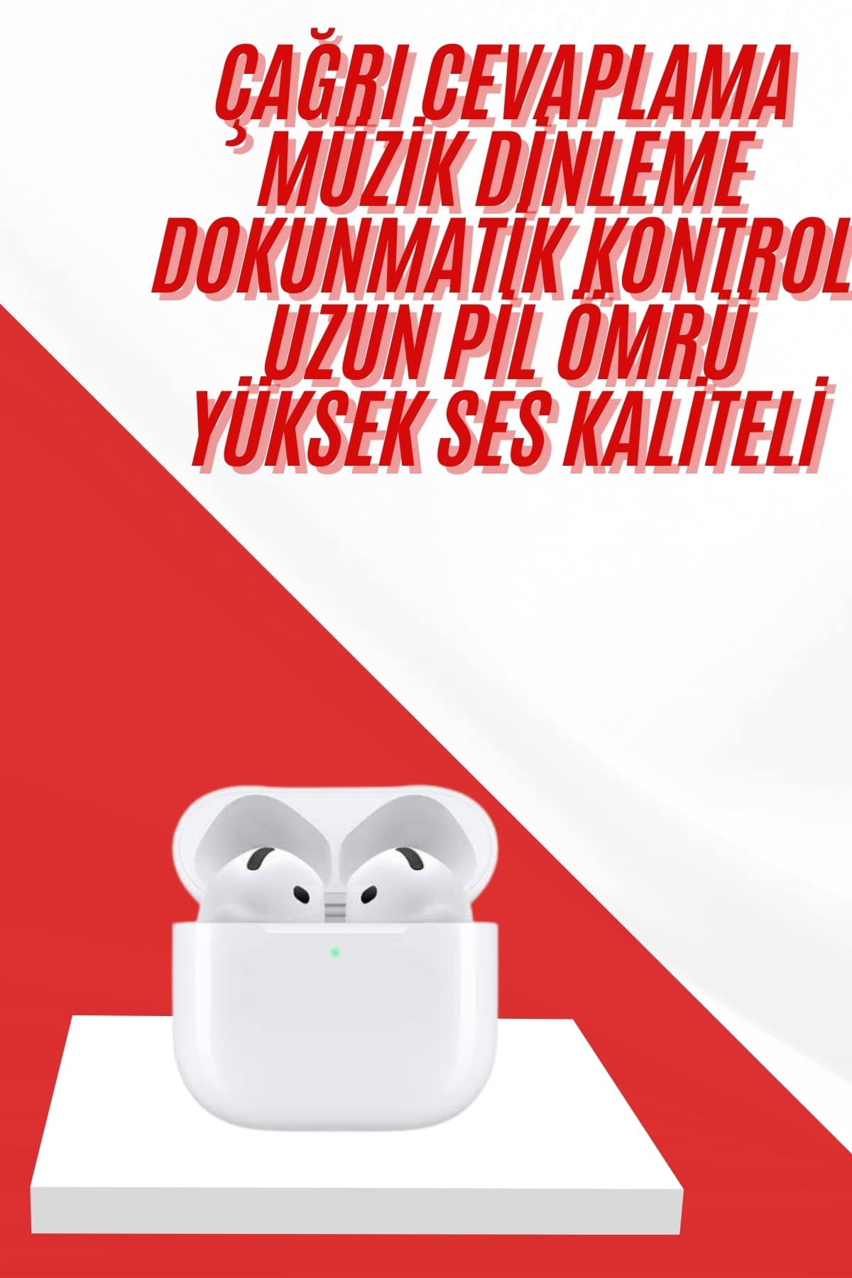 4.Nesil Bluetooth Kulaklık Yüksek Ses Kaliteli Dokunmatik Kontrol Özellikli - Görsel 2