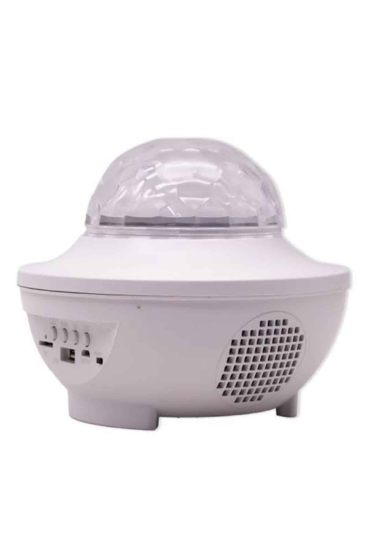 Çok Renkli Projektör Lamba Disko Topu Gece Lambası Kablosuz - Görsel 2