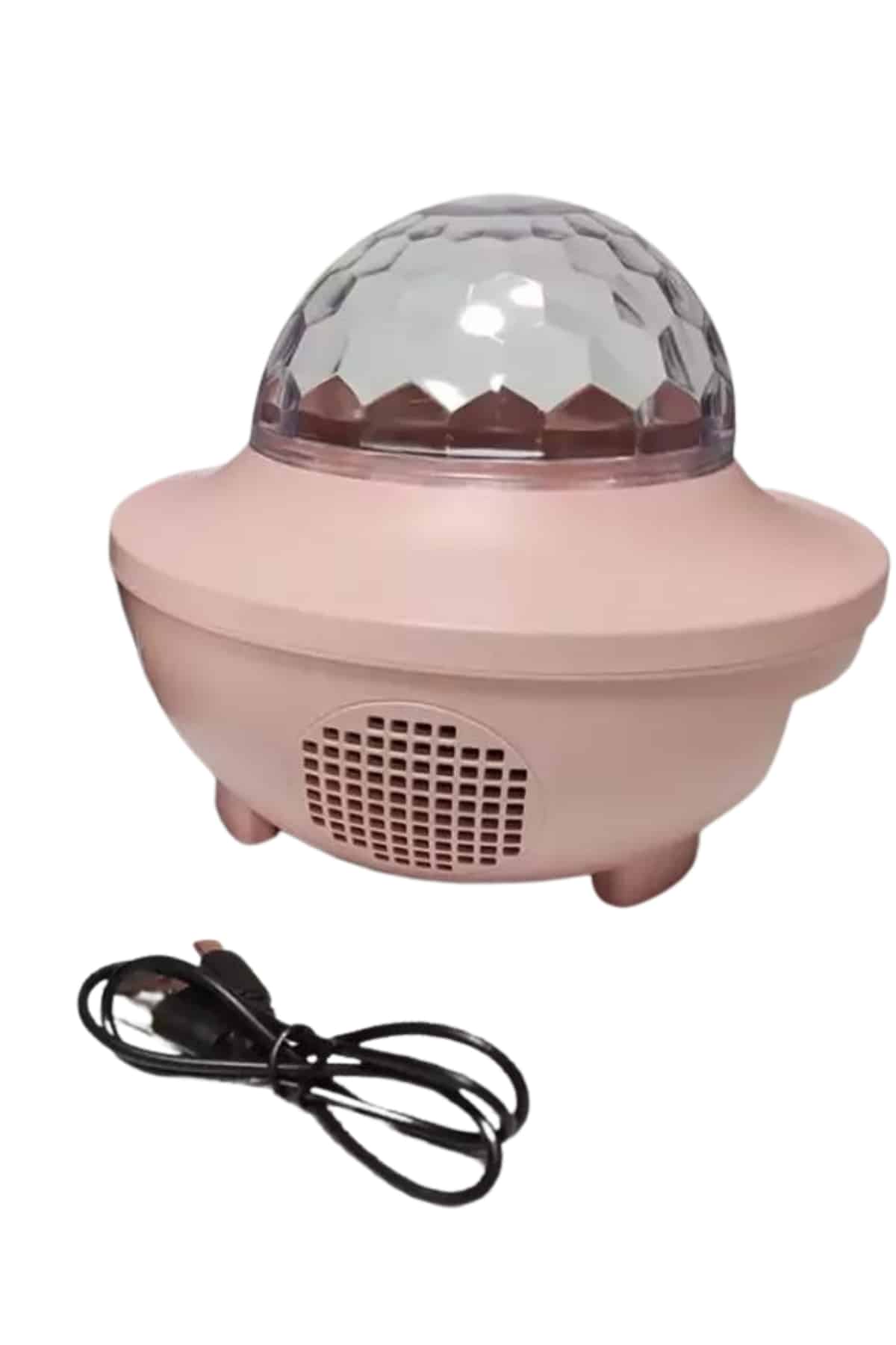 Çok Renkli Projektör Lamba Disko Topu Gece Lambası Kablosuz - Görsel 5