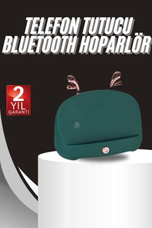 Bluetooth Hoparlör Uzun Pil Ömrü Yüksek Ses Kaliteli Kablosuz Telefon Tutma