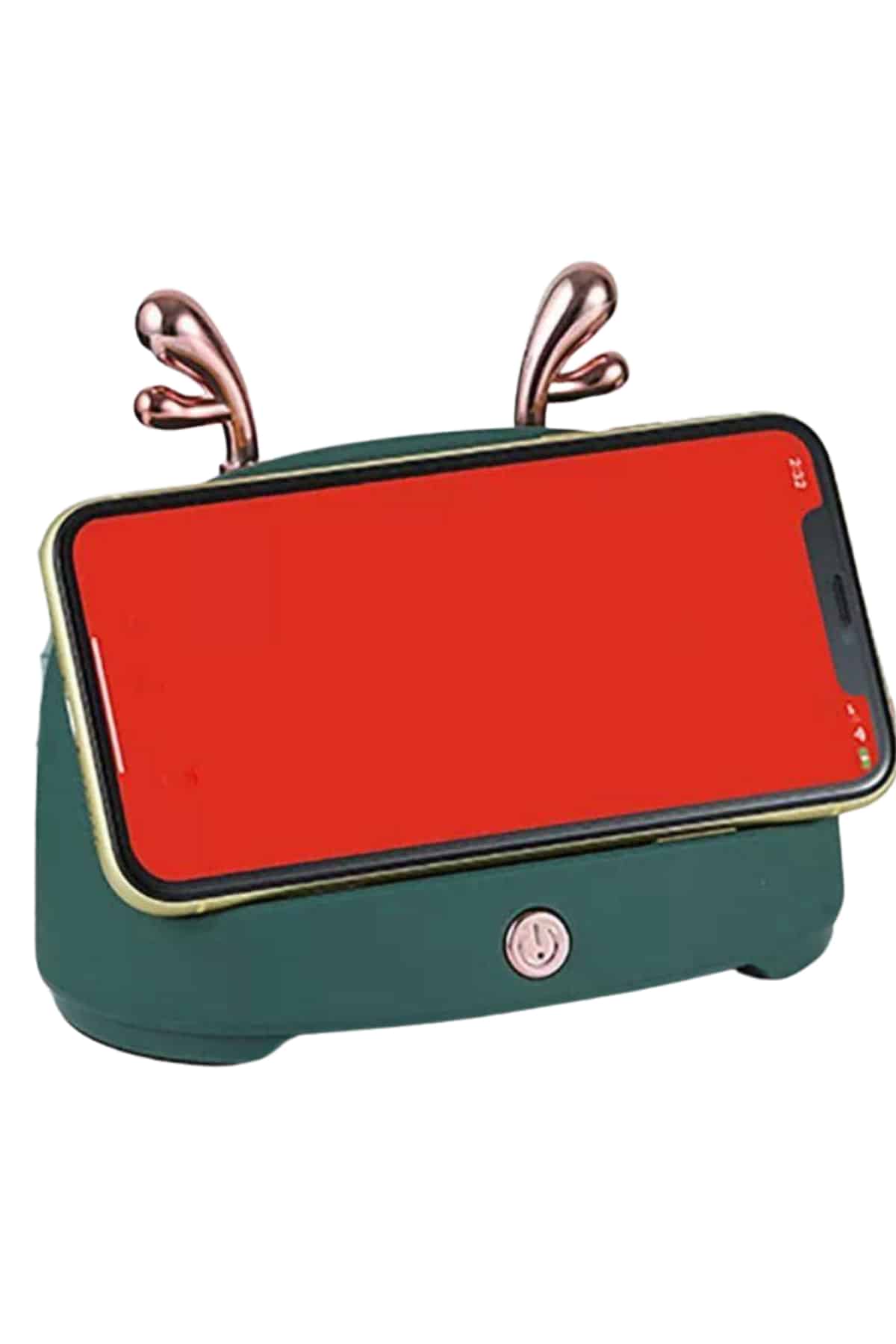 Telefon Tutucu Bluetooth Hoparlör Geyikli Renkli Uzun Ömürlü - Görsel 4