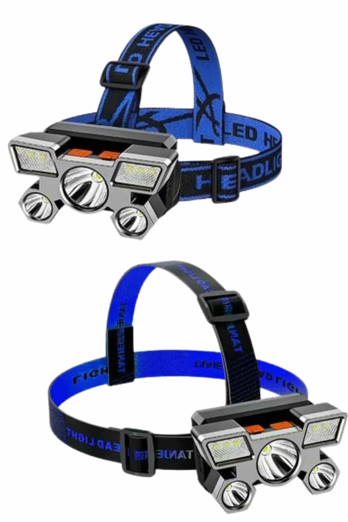 El Feneri Süper Kafa Lambası 4 Modlu 5 Led Kafa Feneri - Görsel 2