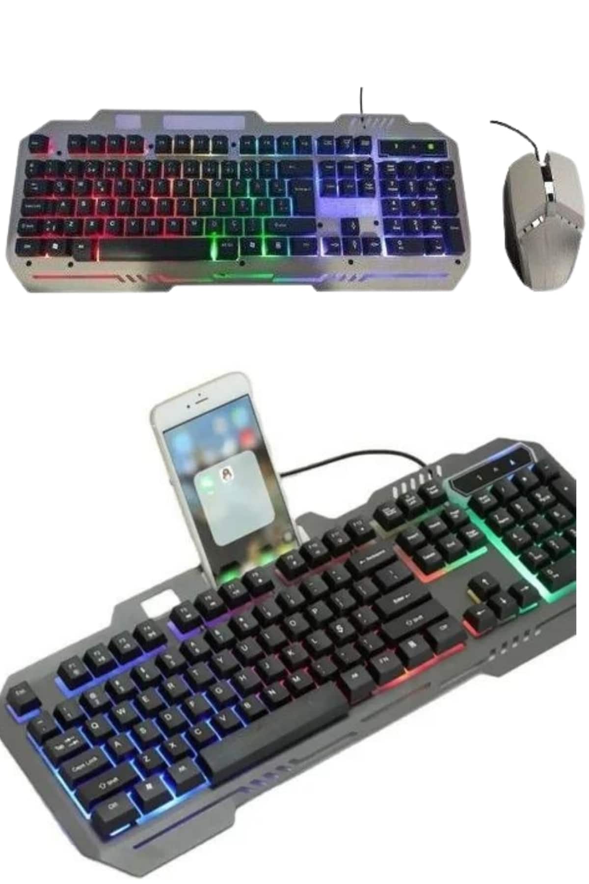 Gaming Oyuncu Klavyesi Led Aydınlatmalı Mekanik Hisli - Görsel 4