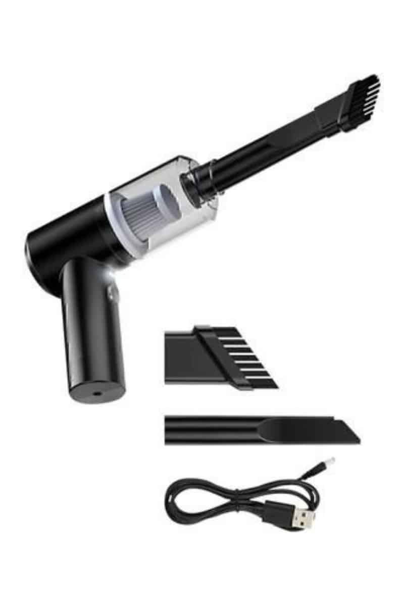 Şarjlı Çok Fonksiyonlu El Süpürgesi Mini Vakumlu Araç Süpürgesi - Görsel 2