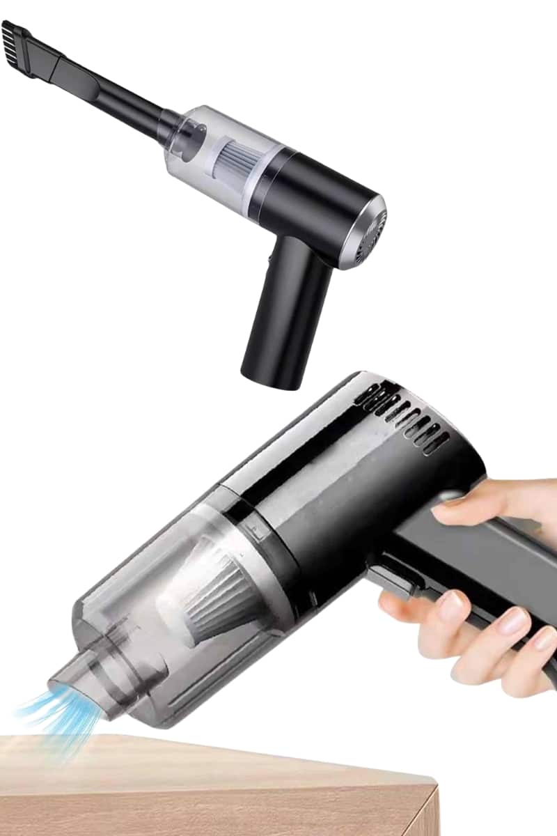 Şarjlı Çok Fonksiyonlu El Süpürgesi Mini Vakumlu Araç Süpürgesi - Görsel 5