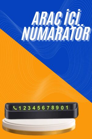 Tüm Araçlara Uyumlu Araç Içi Park Numaratör Oto Araç Numaratör