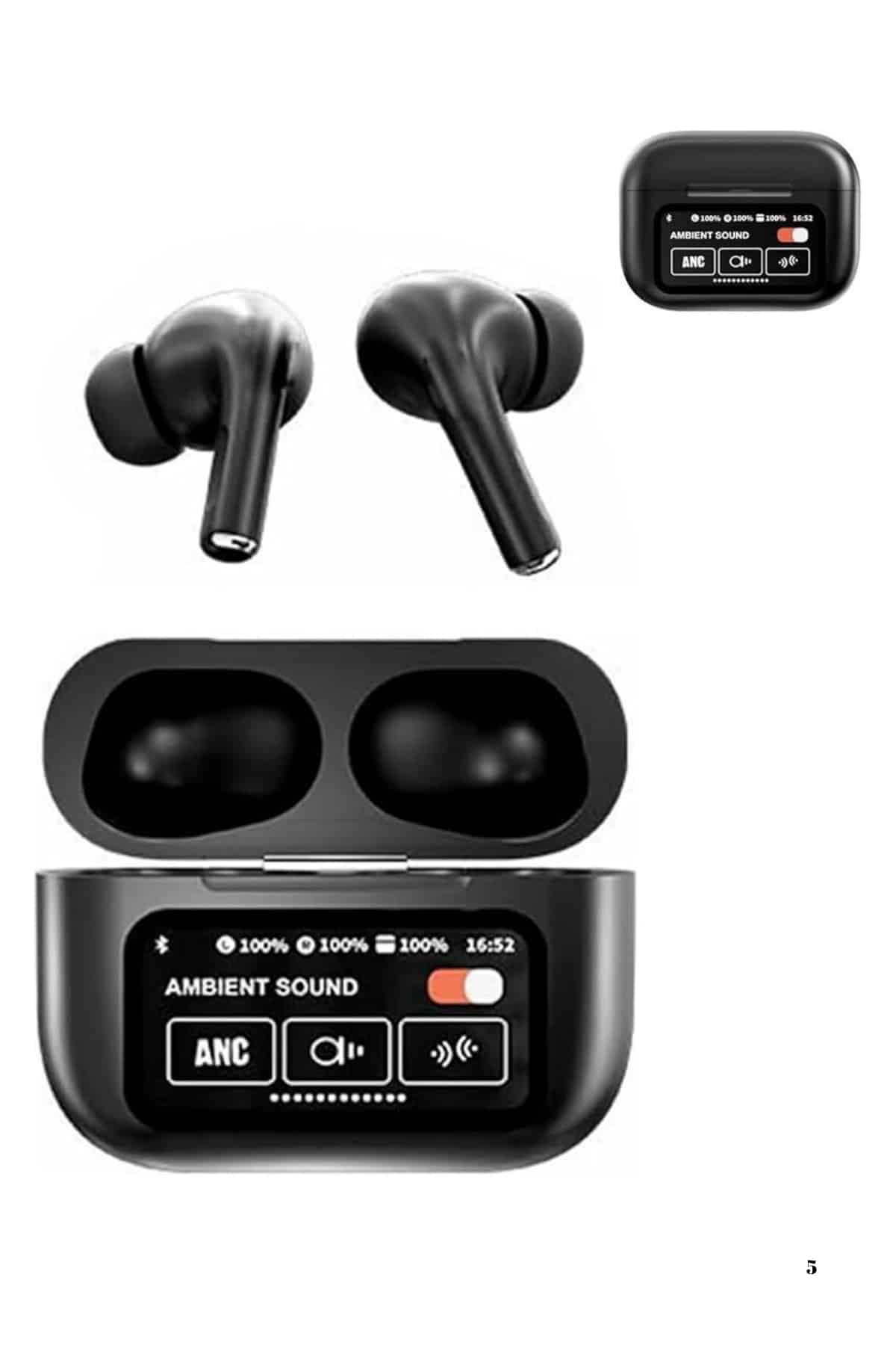 2.Nesil Pro Ekranlı Sesli Görüşme Yapabilen Kablosuz Bluetooth Kulaklık - Görsel 5