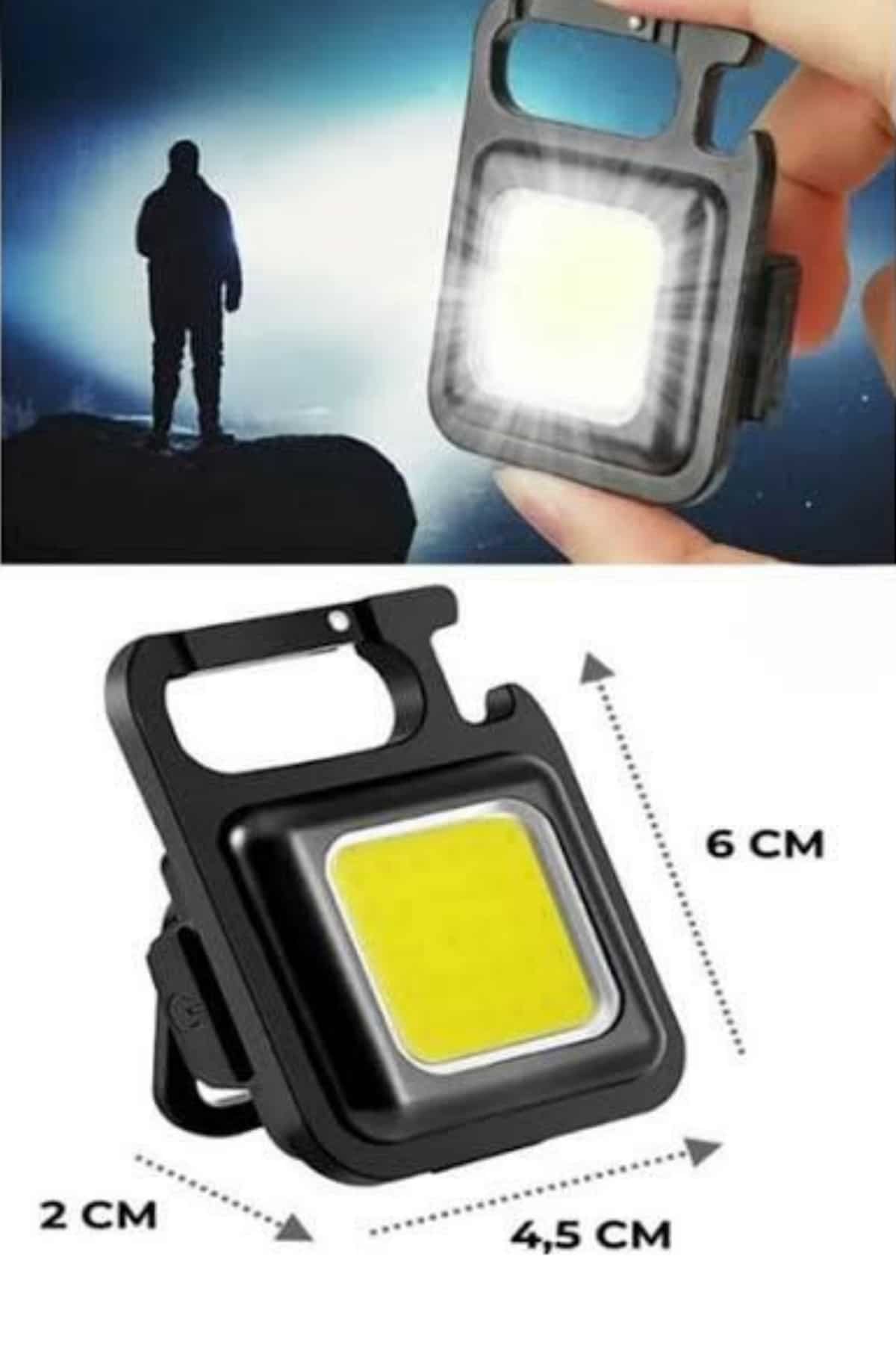 Mıknatıslı Parlak Led Işık 3 Fonksiyonlu Şarj edilebilir Ledli Mini Taşınabilir - Görsel 5