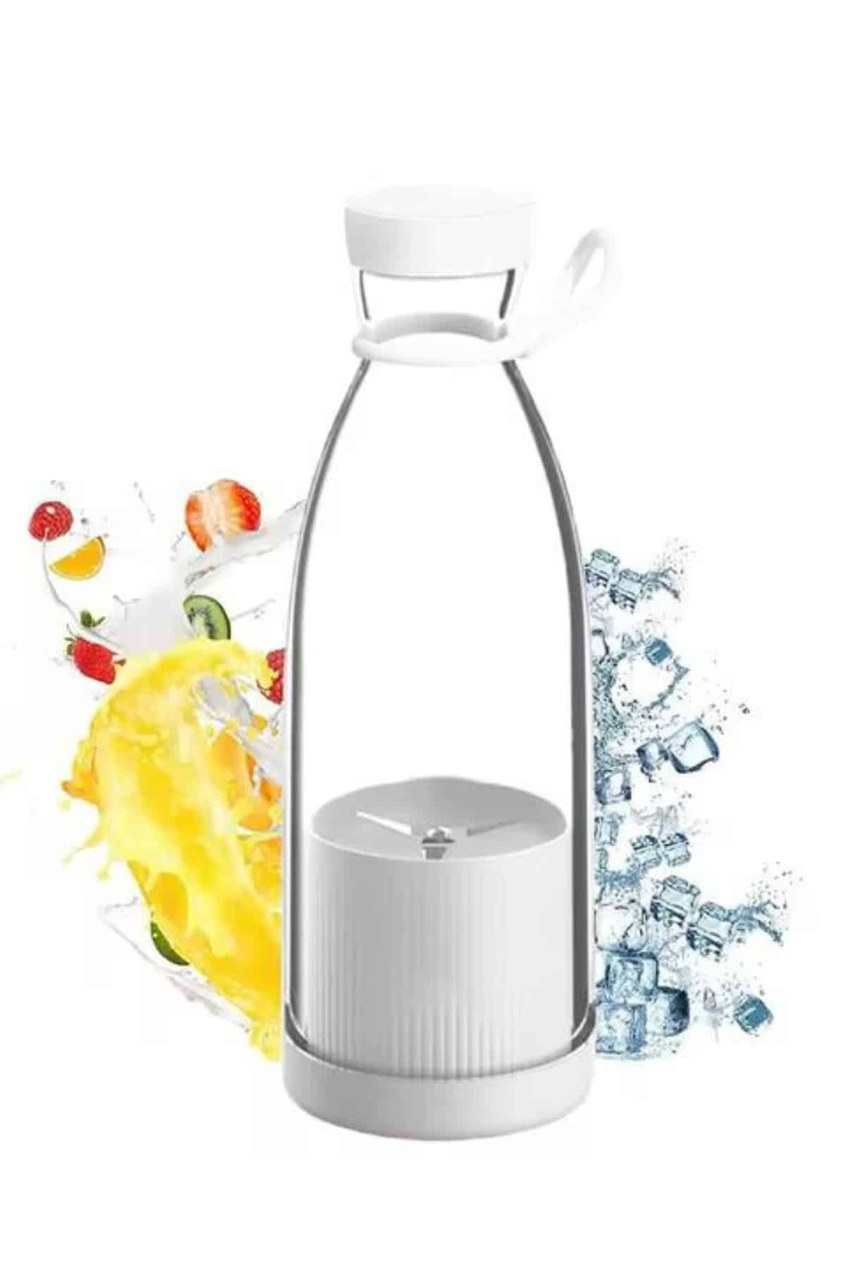 u Geçirmez Kablosuz Şarjlı Dayanıklı Taşınabilir Mini Blender - Görsel 4