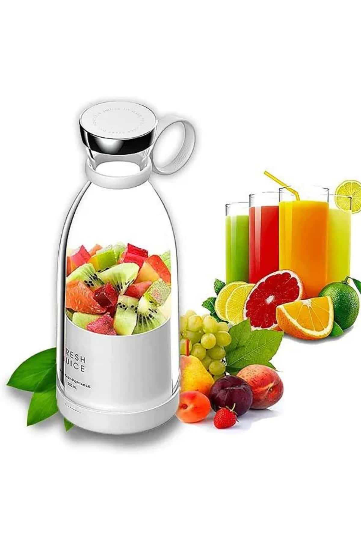Meyve Sıkacağı Taşınabilir USB Elektrikli Blender Mini - Görsel 2