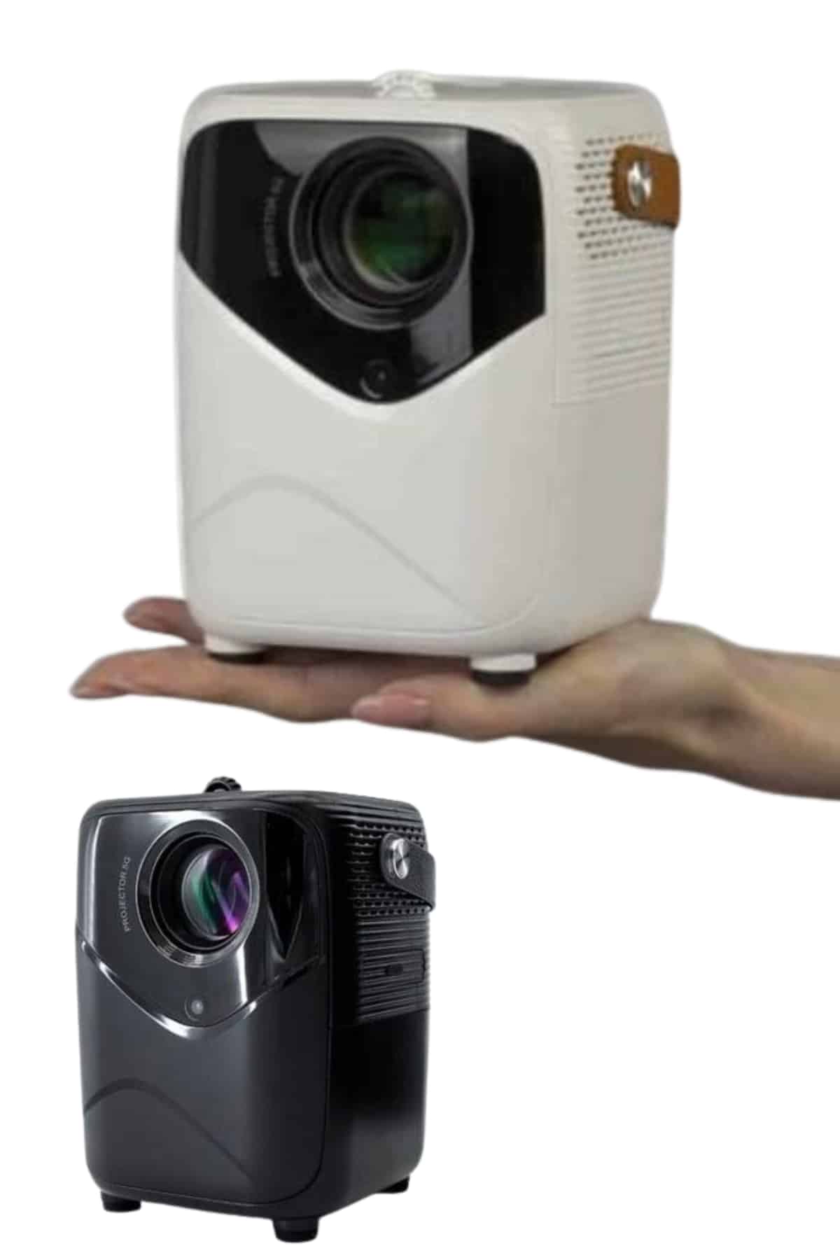 HD Ayaklı Portatif Projeksiyon Cihazı Bluetooth Wifi Akıllı Android İşlemcili - Görsel 4