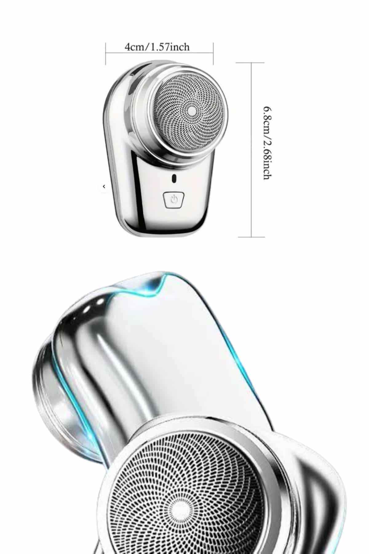 Elektrikli Mini Tıraş MakinesiTaşınabilir USB Şarjlı Kablosuz Tıraş Makinesi - Görsel 3